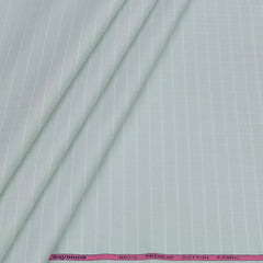 Shirt Fabric Raymond 100% Giza Cotton Check Colour Pistachio Green