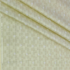 Shirt Fabric Raymond 60s Giza Cotton Print Colour Beige Brown