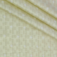 Shirt Fabric Raymond 60s Giza Cotton Print Colour Beige Brown