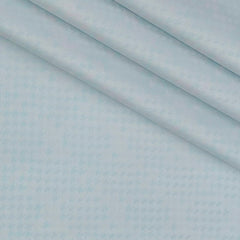 Shirt Fabric Raymond 100% Giza Cotton Premium Jacquard Colour Light Blue