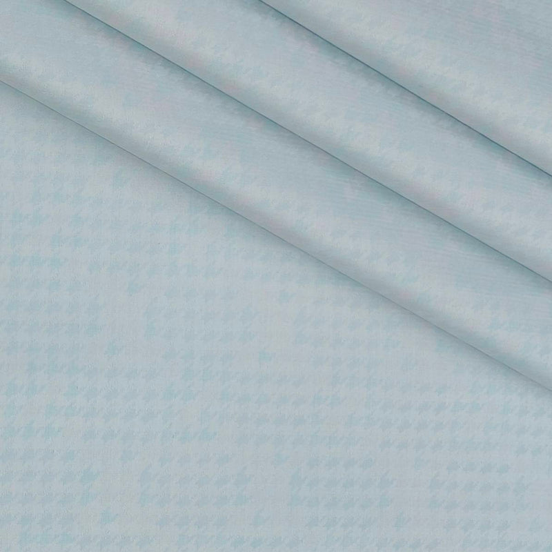 Shirt Fabric Raymond 100% Giza Cotton Premium Jacquard Colour Light Blue