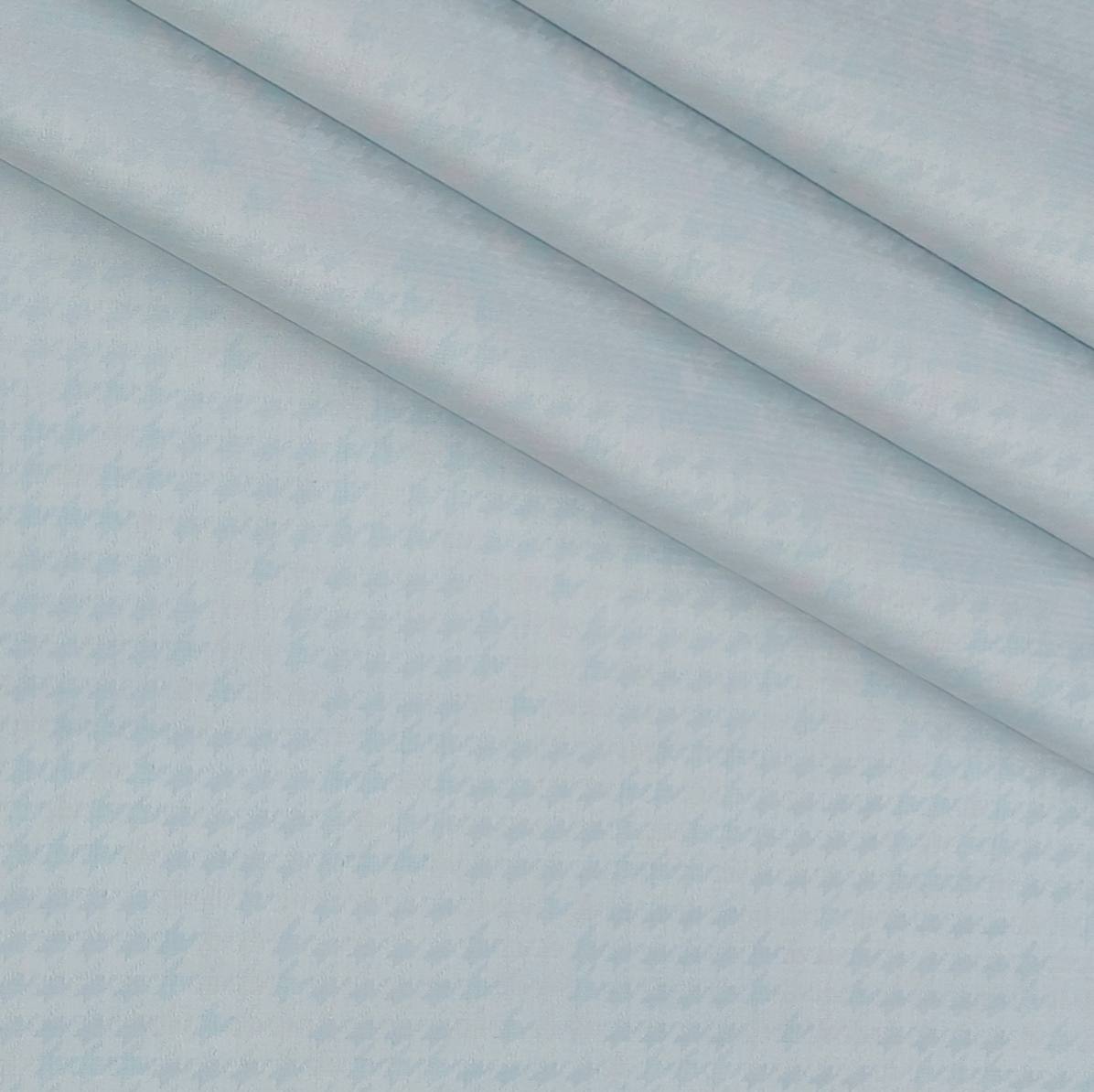 Shirt Fabric Raymond 100% Giza Cotton Premium Jacquard Colour Light Blue