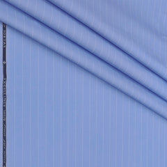 Shirt Fabric Soktas 140/2 Giza Cotton Lining Colour Blue