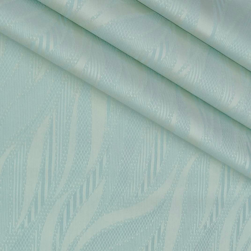 Shirt Fabric Soktas Finest 80s Giza Cotton Jacquard Colour Sea Green