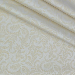 Shirt Fabric Soktas Finest 80s Giza Cotton Jacquard Colour Parchment Beige