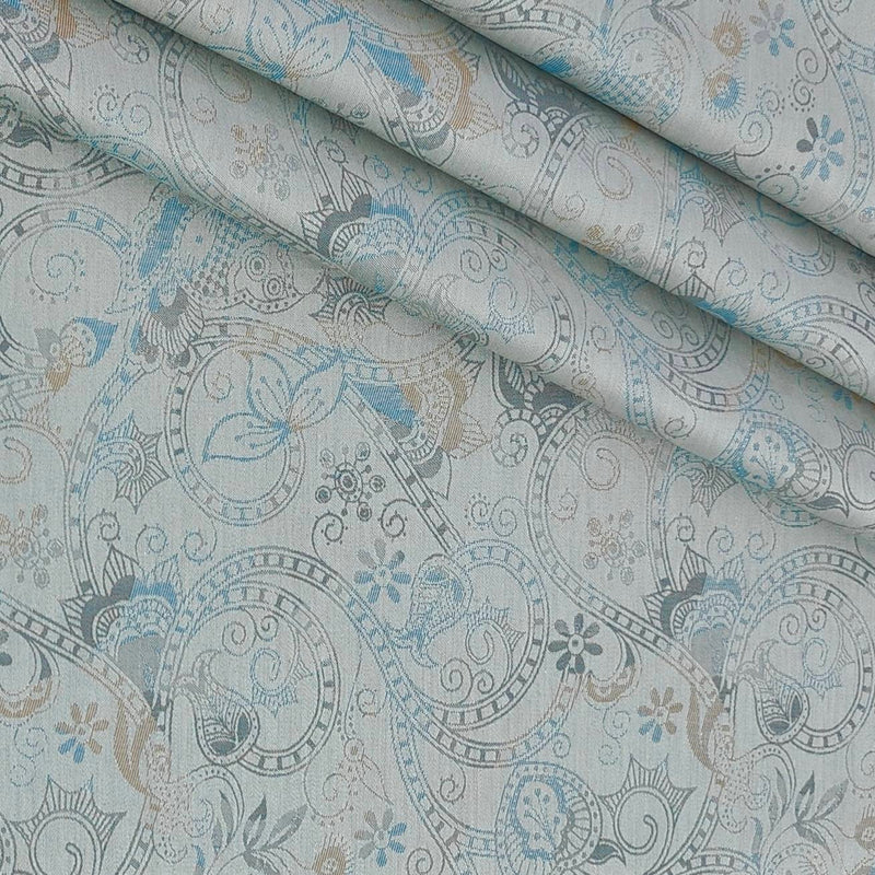Shirt Fabric Soktas Finest 80s Giza Cotton Jacquard Colour Dusty Green