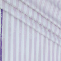 Shirt Fabric Soktas Finest 80s Giza Cotton Jacquard Colour Lavender