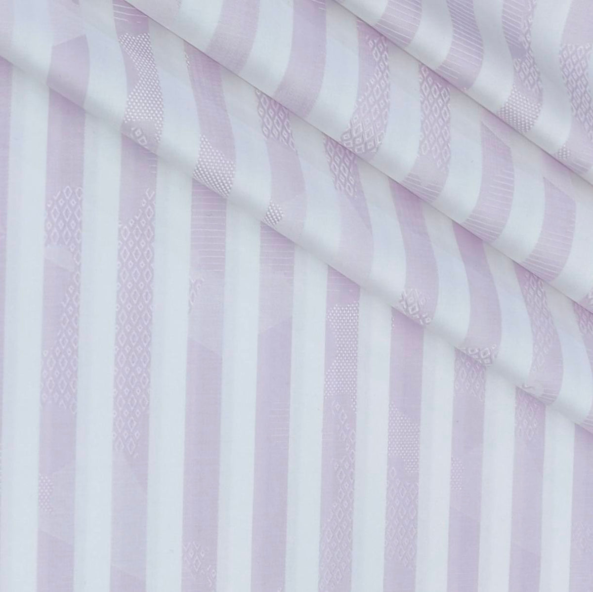 Shirt Fabric Soktas Finest 80s Giza Cotton Jacquard Colour Lavender