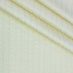Shirt Fabric Soktas Finest Tencil Giza Cotton Jacquard Colour Butter Cream