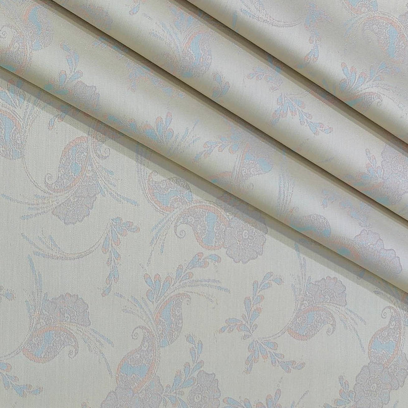 Shirt Fabric Soktas Finest 80s Giza Cotton Jacquard Colour Light Brown