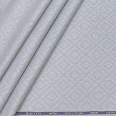 Shirt Fabric Soktas Finest 80s Giza Cotton Jacquard Colour Grey