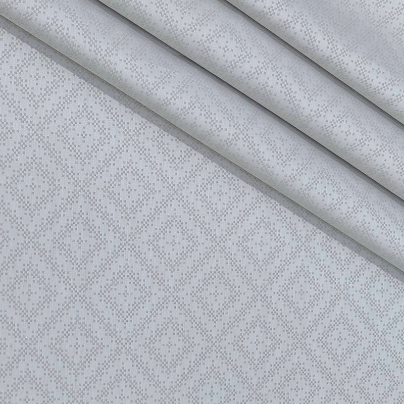 Shirt Fabric Soktas Finest 80s Giza Cotton Jacquard Colour Grey