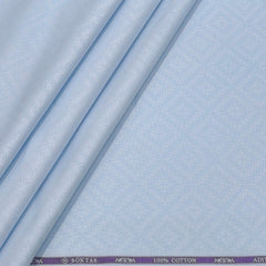 Shirt Fabric Soktas Finest 80s Giza Cotton Jacquard Colour Baby Blue