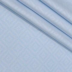Shirt Fabric Soktas Finest 80s Giza Cotton Jacquard Colour Baby Blue