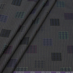 Shirt Fabric Soktas Finest 80s Giza Cotton Jacquard Colour Mocha Brown