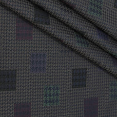 Shirt Fabric Soktas Finest 80s Giza Cotton Jacquard Colour Mocha Brown