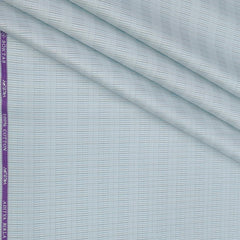 Shirt Fabric Soktas Finest 80s Giza Cotton Jacquard Colour Greyish Blue