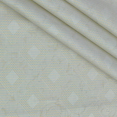 Shirt Fabric Soktas Finest 80s Giza Cotton Jacquard Colour Ash Brown