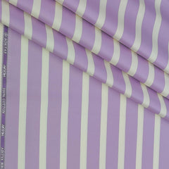 Shirt Fabric Soktas Finest 80s Giza Cotton Broad Patta Colour Light Purple