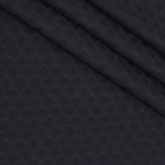 Shirt Fabric Soktas Finest 80s Giza Cotton Jacquard Colour Bluish Black