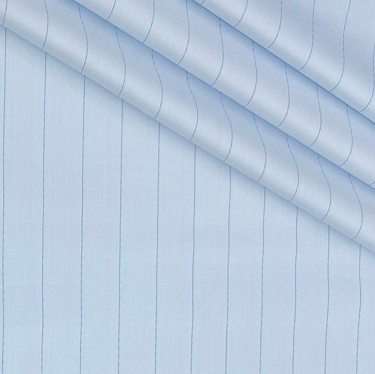 Shirt Fabric Soktas Finest 80s Giza Cotton Broad Lining Colour Light Blue