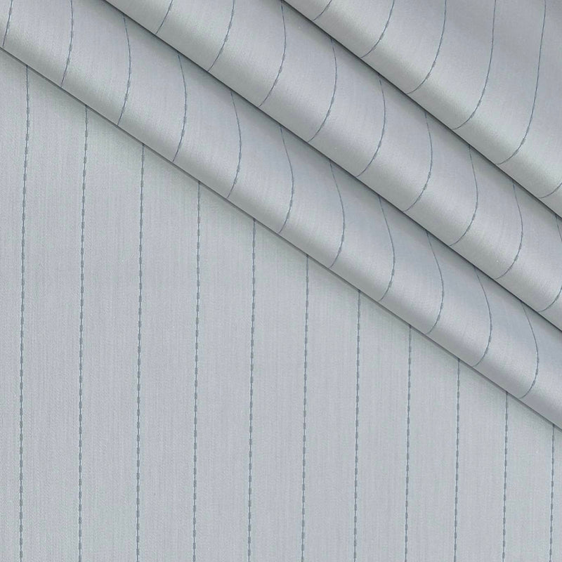 Shirt Fabric Soktas Finest 80s Giza Cotton Broad Lining Colour Silver
