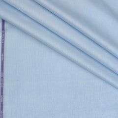 Shirt Fabric Soktas Finest 80s Giza Cotton Jacquard Colour Water Blue