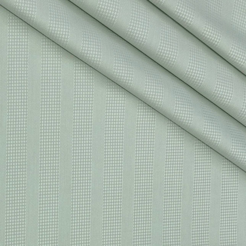 Shirt Fabric Soktas Finest 80s Giza Cotton Patta Lining With Jacquard Color Dull Green