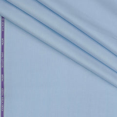 Shirt Fabric Soktas Finest 80s Giza Cotton Patta Lining With Jacquard Color Blue