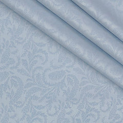 Shirt Fabric Soktas Finest 80s Giza Cotton Jacquard Colour Light Blue