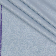 Shirt Fabric Soktas Finest 80s Giza Cotton Jacquard Colour Light Blue