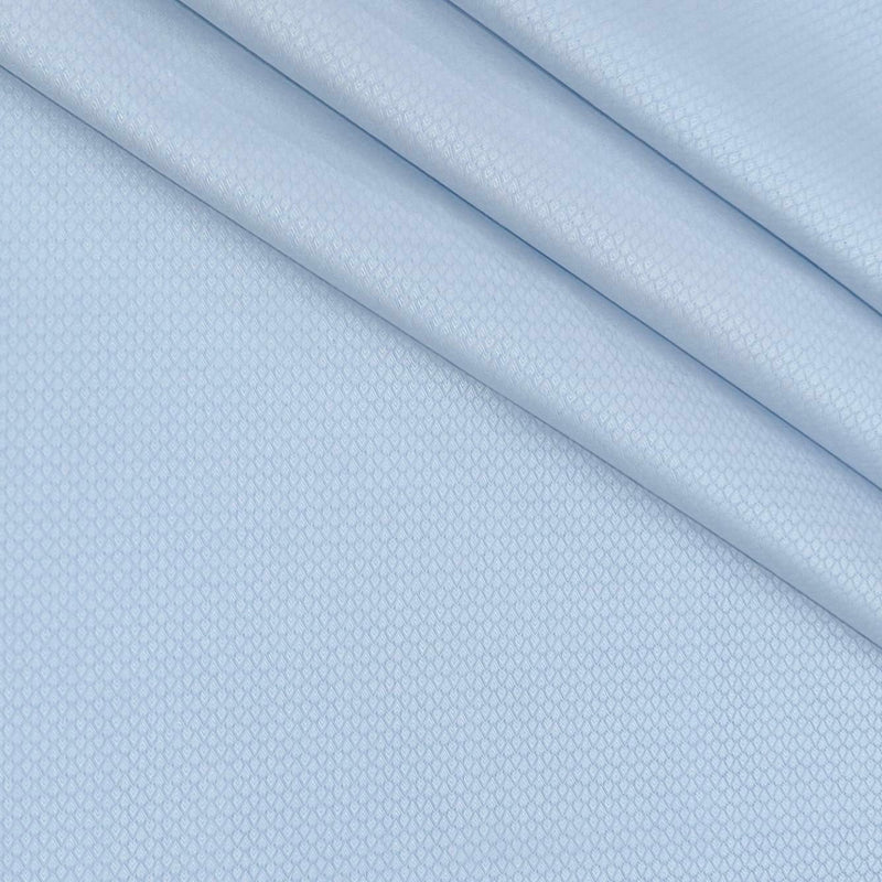 Shirt Fabric Soktas 2/100s  Finest Giza Cotton Jacquard Color Light Blue