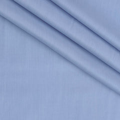 Shirt Fabric Soktas 2/120s Finest Giza Cotton Plain Colour Blue