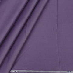 Pant Shirt Combo Donear Beeswax Brown Trouser With Lavender Plain Giza Cotton Shirt Fabric