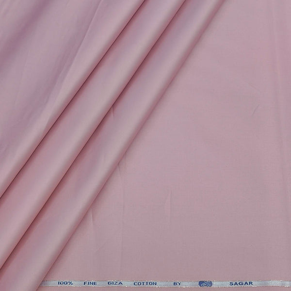 Kurta Pajama Fabric ManTire 100% Cotton Premium Plain Colour Blush Pink