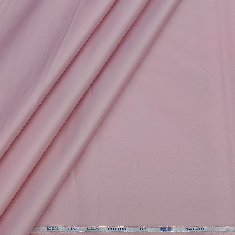 Kurta Pajama Fabric ManTire 100% Cotton Premium Plain Colour Blush Pink