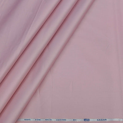 Kurta Pajama Fabric ManTire 100% Cotton Premium Plain Colour Blush Pink