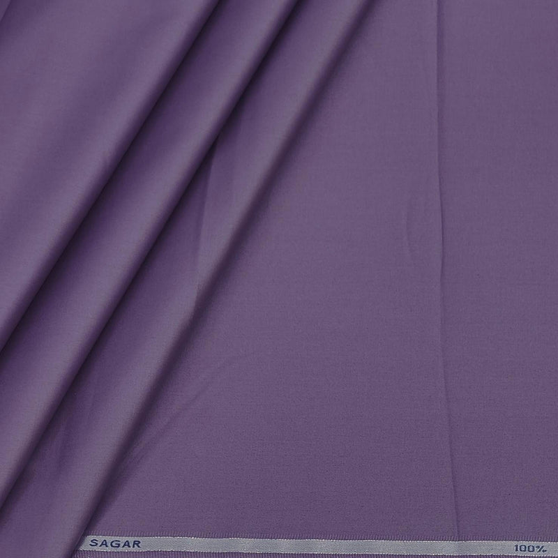 Kurta Pajama Fabric ManTire 100% Cotton Premium Plain Colour Lavender