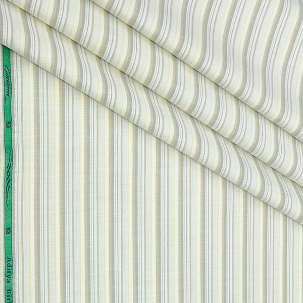Shirt Fabric Grasim 100% Cotton Lining Colour Off White