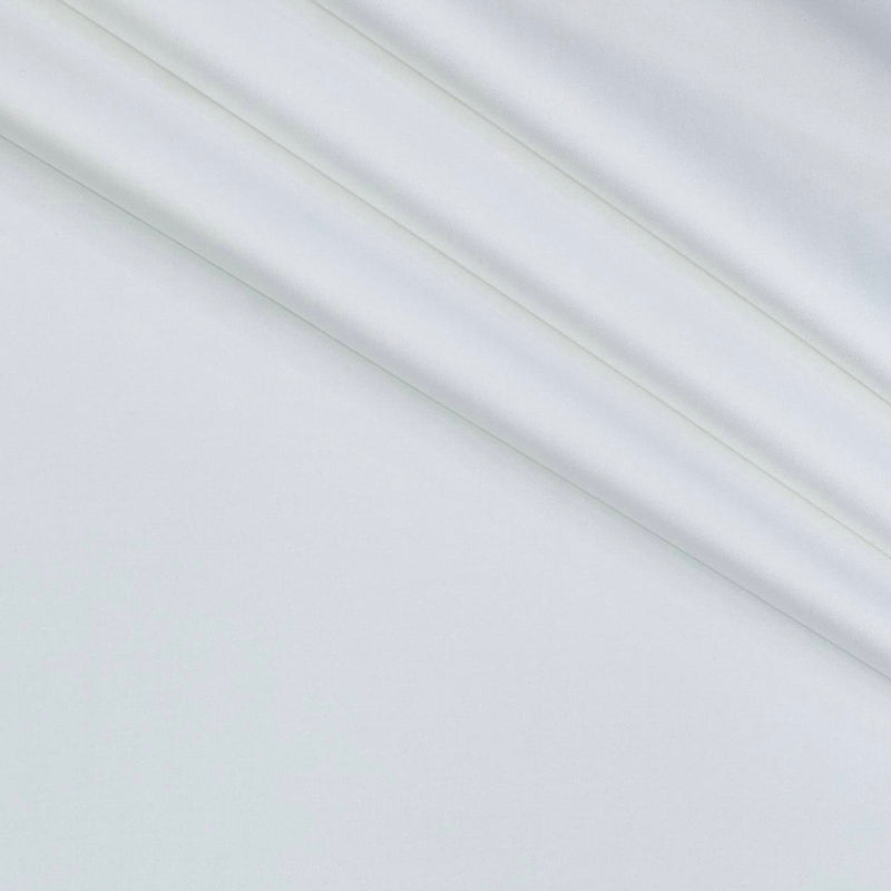 Shirt Fabric Grasim Giza Cotton Plain Colour White