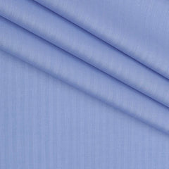 Shirt Fabric Grasim 100% Cotton Herringbone Colour Shine Blue