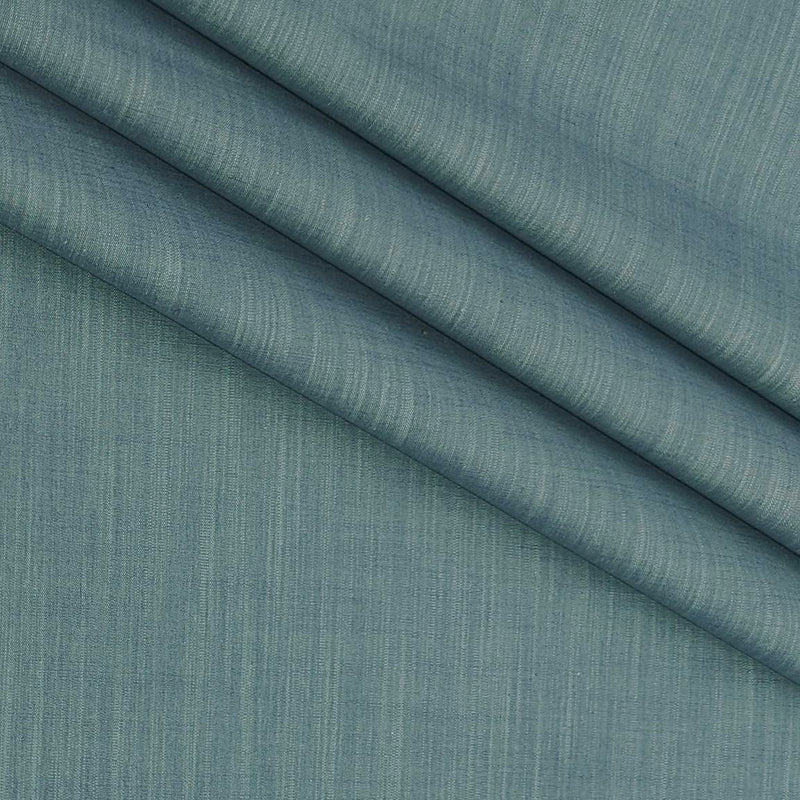 Shirt Fabric Arvind Pure Cotton Slub Colour Greenish Grey