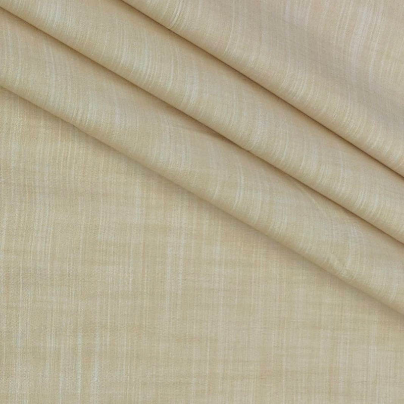 Shirt Fabric Arvind Pure Cotton Slub Colour Sandal