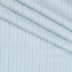 Shirt Fabric Arvind 60 Lea Pure Linen Broad Lining Colour Sky Blue