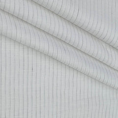 Shirt Fabric Arvind 60 Lea Pure Linen Lining Colour Grey N White