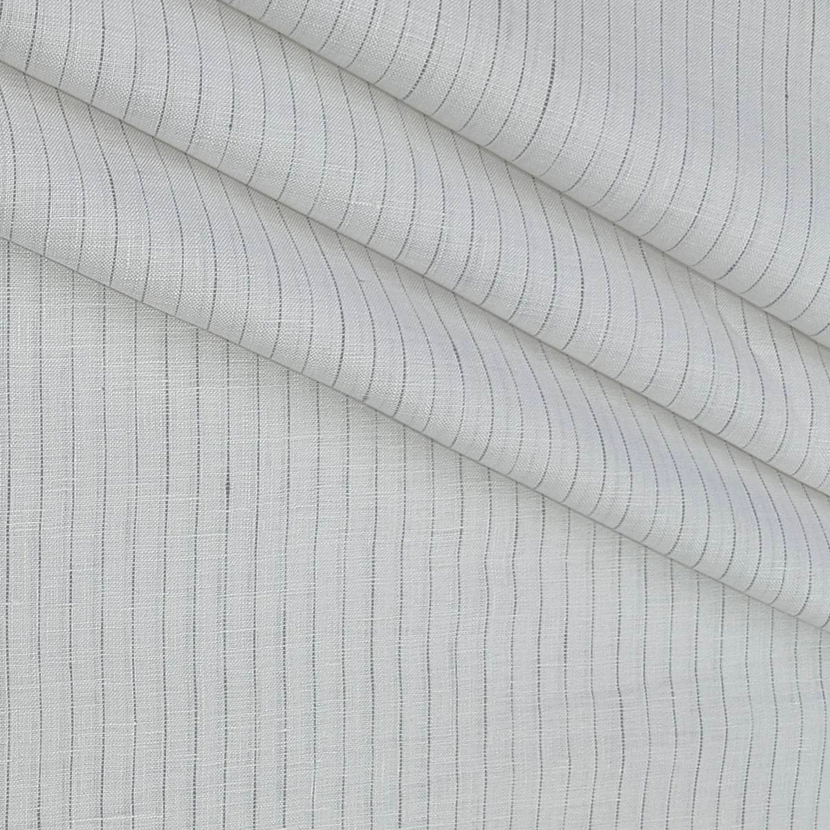 Shirt Fabric Arvind 60 Lea Pure Linen Lining Colour Grey N White