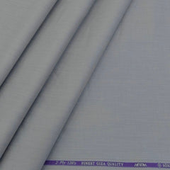 Shirt Fabric Soktas 2/120s Finest Giza Cotton Plain Colour Grey