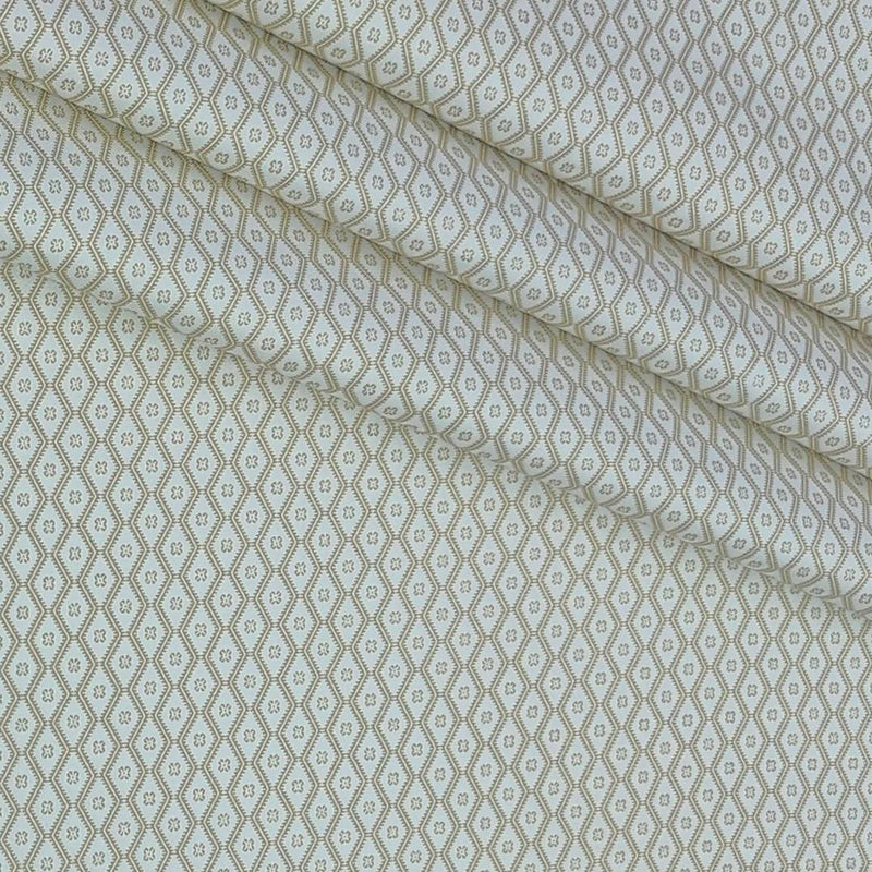 Shirt Fabric Raymond 100% Giza Cotton Print Colour Brown
