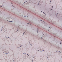 Shirt Fabric Raymond 100% Giza Cotton Print Colour Pink