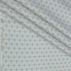 Shirt Fabric Raymond 100% Giza Cotton Print Colour Brown